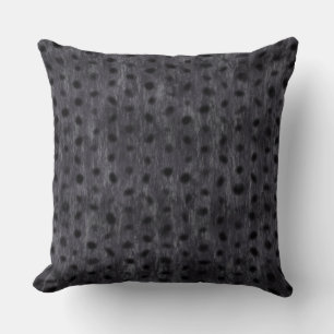 Gray Leopard Kissen
