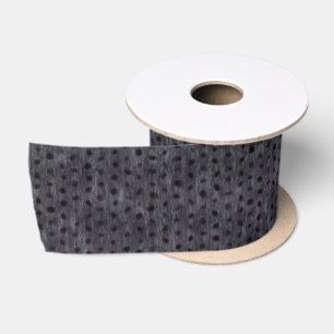 Gray Leopard Satinband