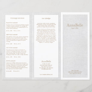 Gray Linen Hair Salon Wellness-Center TriFold Bros