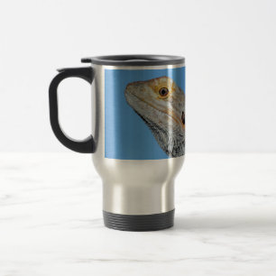 Gray Lizard und Halbmond Reisebecher