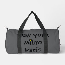 Gray London Milan Ibiza Duffle Travel Gym Bag Duffle Bag
