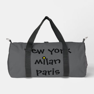 Gray London Milan Ibiza Duffle Travel Gym Bag Duffle Bag