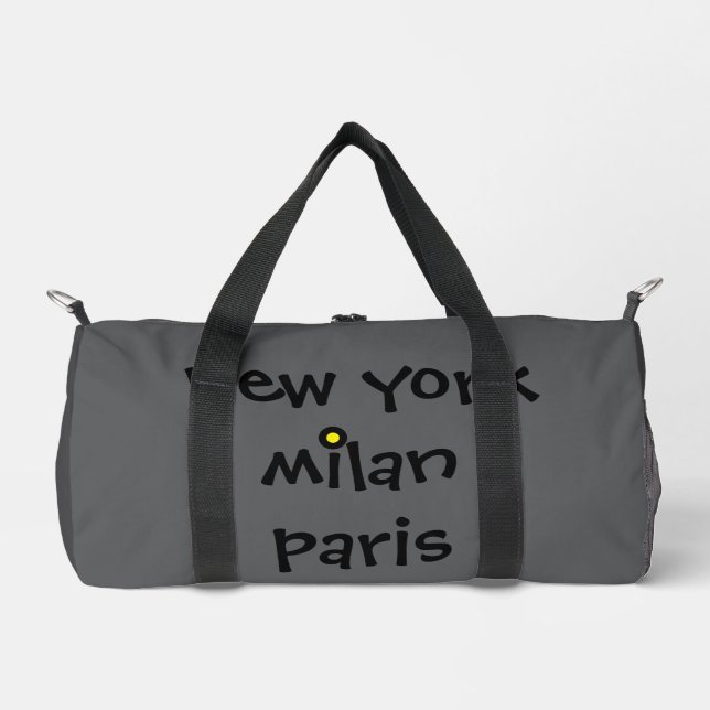 Gray London Milan Ibiza Duffle Travel Gym Bag Duffle Bag (Vorderseite)