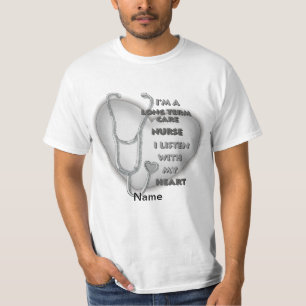 Gray Long Term Care Nurse T-Shirt