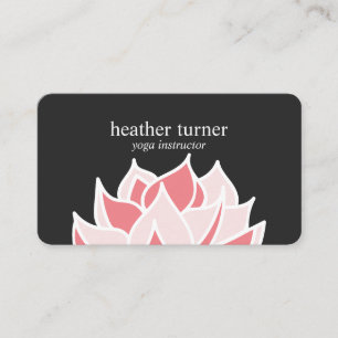 Gray Lotus QR CODE Wellness Wellness-Center Massag Visitenkarte