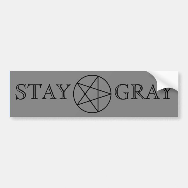 Gray Magic Autoaufkleber (Vorne)