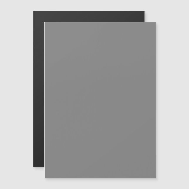 Gray Magnetic Promotion Card Magnetkarte (Vorne/Hinten)