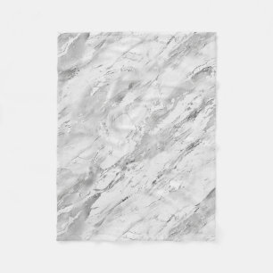 Gray Majestic Marmor Impressionen Fleece Blanket, 