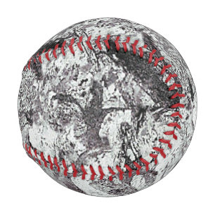 Gray Marble Look Baseball
