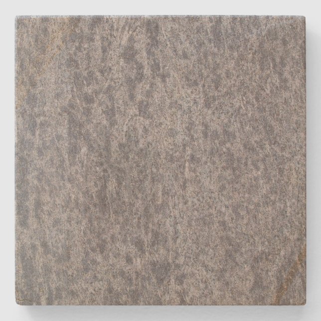 Gray Marble Square Untersetzer (Vorderseite)