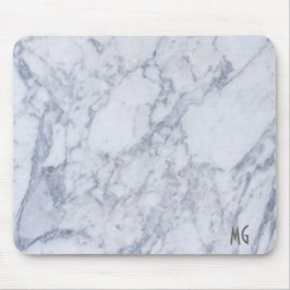 Gray Marble Stone Pattern Mousepad
