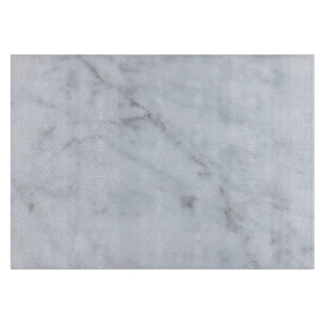 Gray Marble White Cutting Board Schneidebrett (Vorderseite)