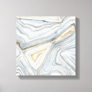Gray Marbled Abstract Design Leinwanddruck