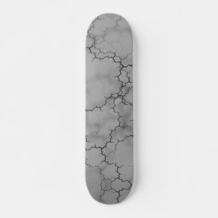 Gray Marbled Skateboard