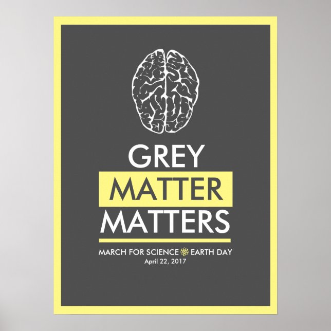 Gray Matter Matters Poster (Vorne)
