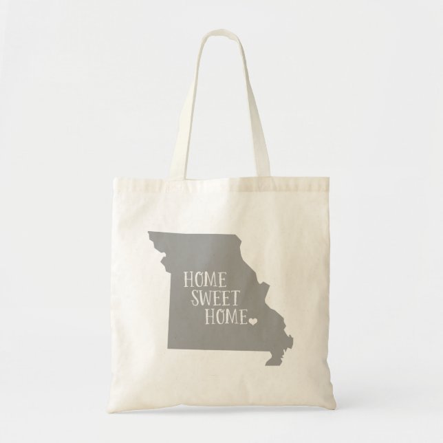 Gray Missouri Zuhause Sweet Zuhause Staat Tote Bag Tragetasche (Vorne)