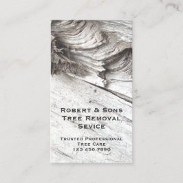 Gray Modern Rustic Tree Beruflich | QR-Code hinzuf Visitenkarte