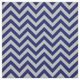 Gray Navy Blue LG Zickzack ZigZag Muster 12I Stoff
