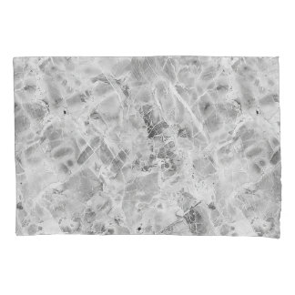 Gray 'Opulent Marble Whirl' Marmorfliesen Texture Kissenbezug