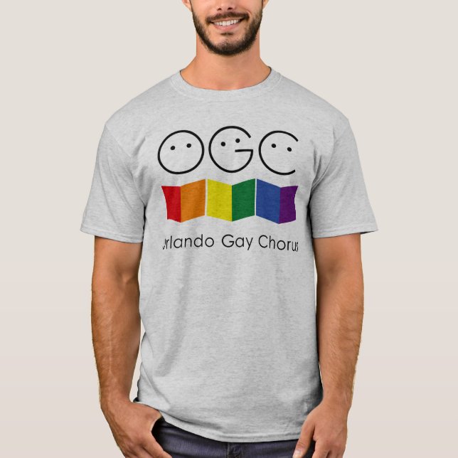 Gray Orlando Gay Chorus Männer T - Shirt (Vorderseite)
