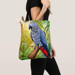 Gray Parrot Perch
