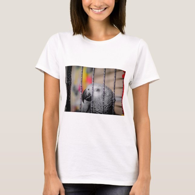 Gray Parrot T-Shirt (Vorderseite)