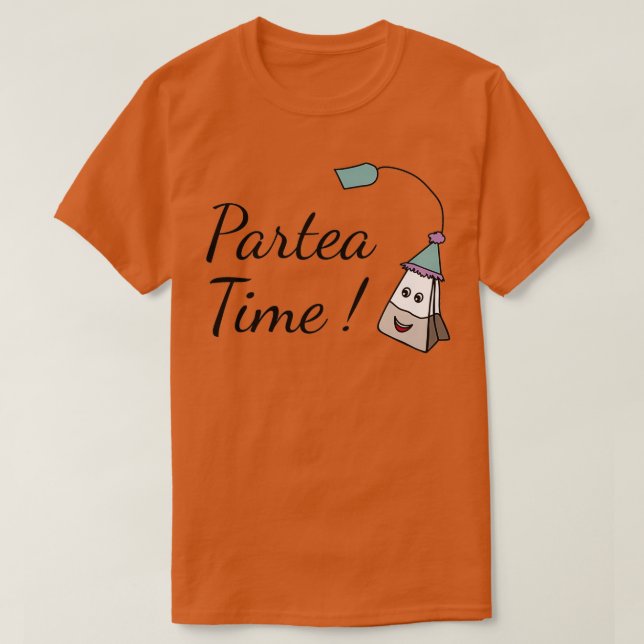 Gray Partea Time Tee Shirt und Geschenke (Design vorne)