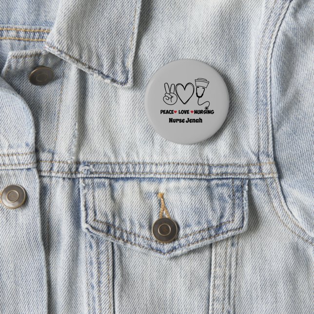 Gray Peace Liebe nährend Aufwertung Button (Beispiel)