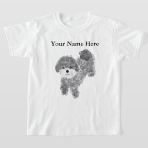 Gray Poodle #1 T - Shirt