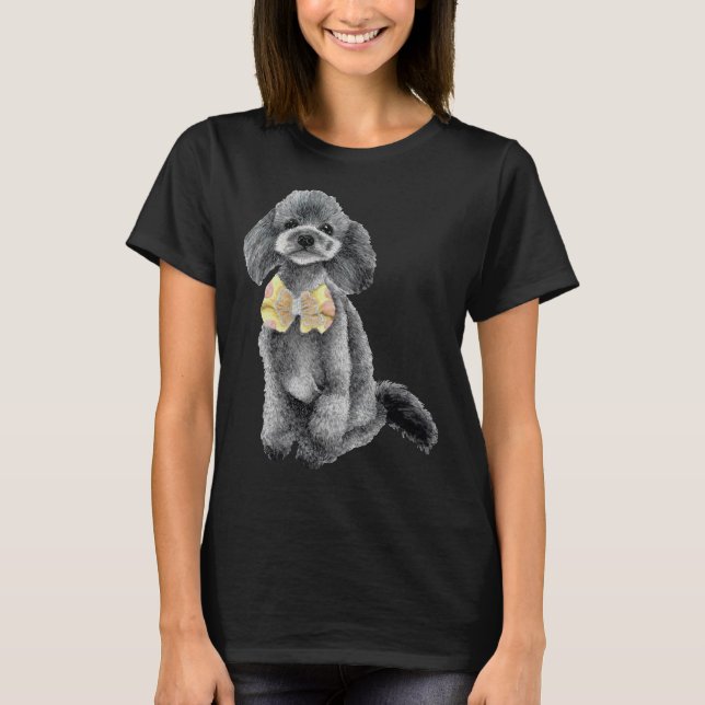 Gray Poodle T-Shirt (Vorderseite)