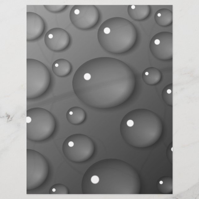 Gray Raindrop Background (Vorderseite)