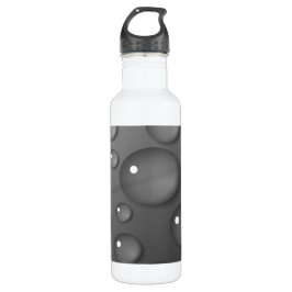 Gray Raindrop Background Edelstahlflasche