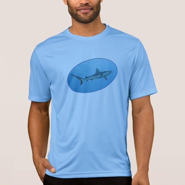 Gray Reefshark, Yap Island - fotografisches Design T-Shirt (Vorderseite)