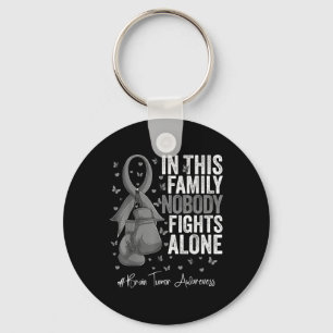 Gray Ribbon Survivor Fighter Brain Tumor Bewusstse Schlüsselanhänger