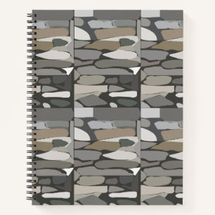 Gray Rock Stone Notizbuch