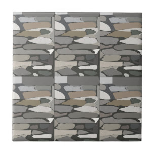 Gray Rock Stone Pattern Fliese