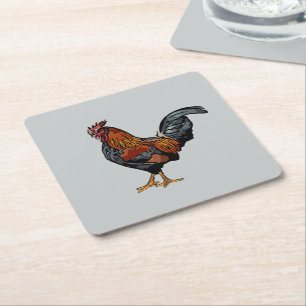 Gray Rooster Untersetzer