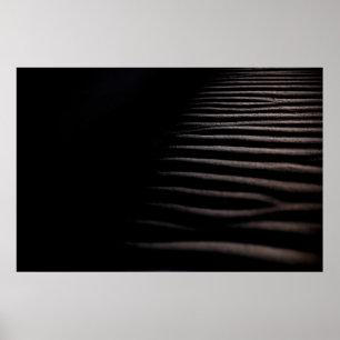 GRAY SAND IN CHIAROSCURO FOTOGRAFIE POSTER
