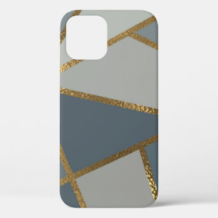 Gray Shades Neutral Gold Bronze Geometric Case-Mate iPhone Hülle