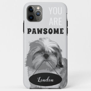 Gray Shih Tzu iPhone 11 Pro Max Fall Case-Mate iPhone Hülle