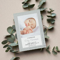 Gray Silver Chosen Loved Einführung Adoptiert Baby