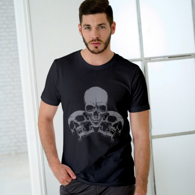 Gray Skull T-Shirt (Von Creator hochgeladen)