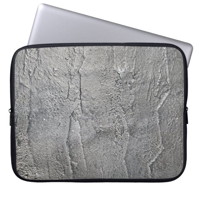 Gray Slate Rock Texture Laptopschutzhülle (Vorderseite)