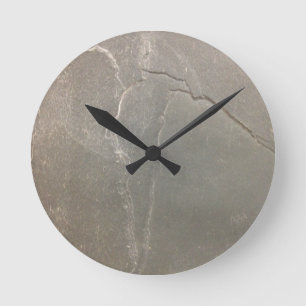 Gray Slate Runde Wanduhr