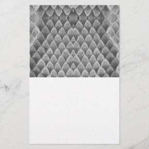 Gray Snakeskin Briefpapier