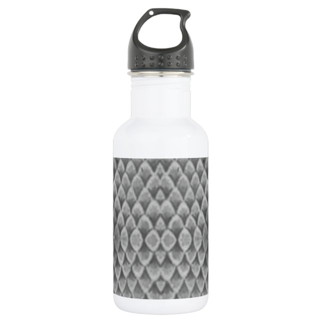 Gray Snakeskin Trinkflasche (Vorderseite)