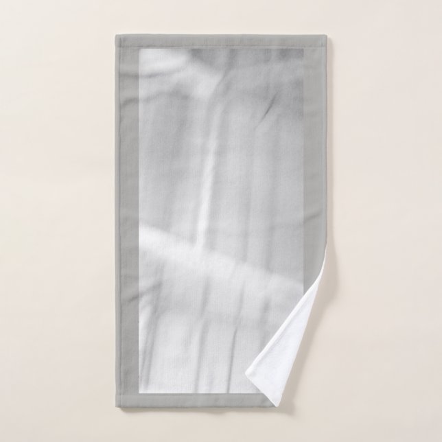 Gray Snow Blanket Badhandtuch Set (Handtuch)