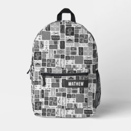 Gray Southwest Bedruckter Rucksack