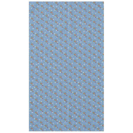 Gray Star Blue Red Robin Wreath Weihnachten Tischdecke