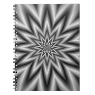 Gray Star Notebook Notizblock